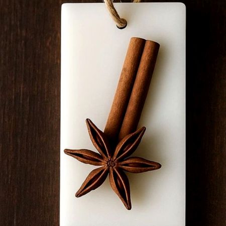 Handcrafted Cinnamon Soy Wax Rectangle Sachet Set of 2